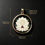 Vairocana Buddha Sheep & Monkey Zodiac Pendant - Image 4