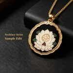 Vairocana Buddha Sheep & Monkey Zodiac Pendant - Image 2